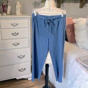 Comfy Drawstring Pants Blue